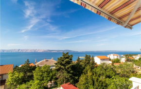 Nice apartment in Novi Vinodolski with WiFi and 2 Bedrooms